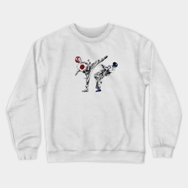 Taekwondo Crewneck Sweatshirt by sibosssr